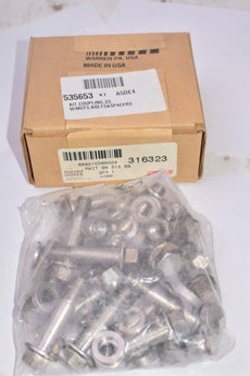NEW Rexnord PKIT SN 312 SS - 316323, Kit, Coupling, SS, W/ Nuts, Bolts, & Spacers