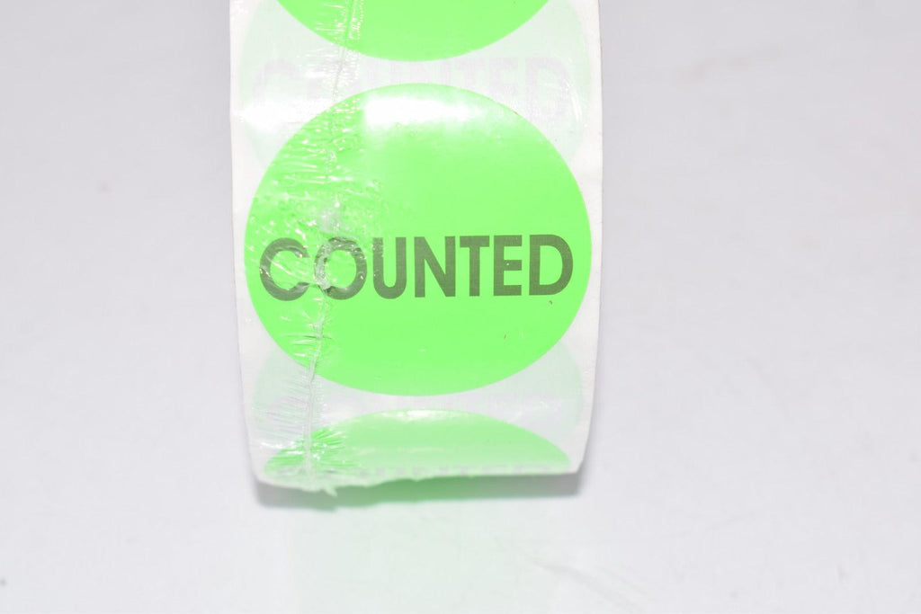 NEW Roll of ULINE Circle Inventory Control Labels - ''Counted'', 2'' S ...
