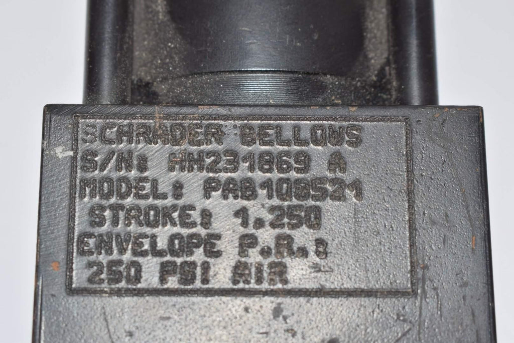 NEW Schrader Bellows Cylinder 250 PSI PAB108521 1.250 PA2 Series