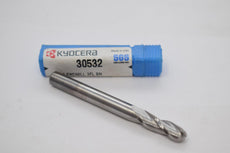 NEW SGS 30532 1/4? Diam, 3/4? LOC, 3 Flute Solid Carbide Ball End Mill