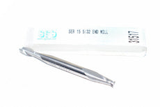 NEW SGS 31517 15 2 Flute Double End Square End Mill 5/32'' 5/16'' LOC 2'' OAL