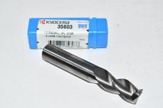 NEW SGS 35603 1/2 ENDMILL 3FL .010R S-CARB End Mill