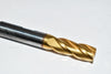 NEW SGS 38046 3/8'' 4 Flute TiN Coated Corner Radius End Mill