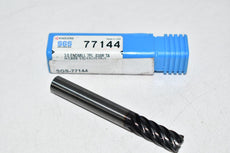 NEW SGS 77144  3/8''  7 Flute AlTiN Coated Corner Radius End Mill