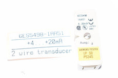NEW Siemens 6ES5498-1AA51 2 Wire Transducer