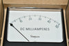 NEW Simpson 06380 Analog Panel Meter, Black Spade Type Pointer, DC Current, 0mA to 50mA, Model 1327