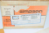 NEW Simpson Crompton 2850 22981 Panel Meter PLC