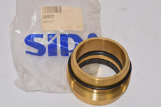NEW SIPA 5008827 Brass Gasket Kit Seal, 3-1/8'' OD 2-1/2'' id Injection Molding