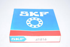 NEW SKF 61816 Radial/Deep Groove Ball Bearing - Round Bore, 80 mm ID
