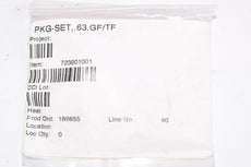 NEW SM Control Valves 723901001 PHG SET .63 GF/TF