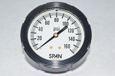 NEW Span LFC210-160-PSI-G 3'' Pressure Gauge 0-160 Psi