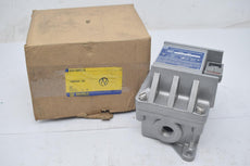 NEW Square D 9001BR215 Harmony Type B Control Station; 600 Volt AC, 5 Amp, 2 NO (Interlocked), (2) Pushbutton