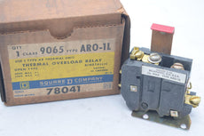 NEW Square D 9065-ARO-1L Thermal Overload Relay 9065AR01L 600V 250V