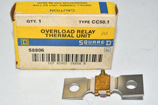 NEW Square D CC50-1 CC Series, thermal overload heater element, type CC, rated for 30.1-36.5 amps, CC50.1