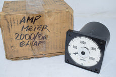 NEW Square D EAIAF AC Ammeter 0-2000 AC Amps Panel Meter