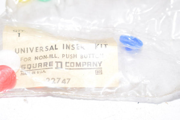 NEW Square D Universal Insert Kit 22747 For Non Illuminated Push Butto ...