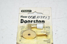 NEW Stanley Hardware Floor Doorstop Bright Brass Finish Model 75-5875