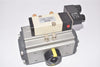 NEW SVF A2D-35-8 Pneumatic Double Acting Actuator w/ 4V310-08B-S Pneumatic Solenoid