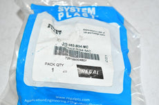 NEW System Plast VG-552-B34 Tube End (Square), Reinforced Polyamide with Brass Threaded Insert