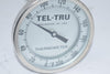 NEW Tel-Tru 0-220 F Thermometer 18'' Stem 5'' Face