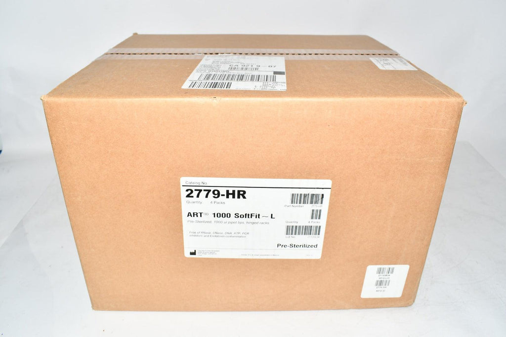 NEW Thermo Scientific 2779-HR SoftFit-L Filtered Pipette Tips in Hinged Racks ART 1000 Case 3072