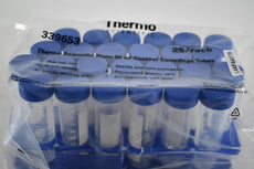 NEW Thermo Scientific 339653 50mL Conical Sterile Polypropylene Centrifuge Tubes 25/Rack