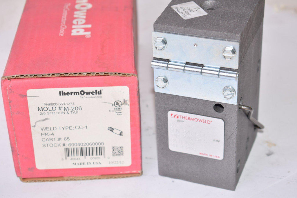 NEW Thermoweld M-206 2/0 STR RUN & TAP Weld Type: CC-1