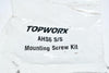 NEW Topworx AHS6 S/S Mounting Screw Kit
