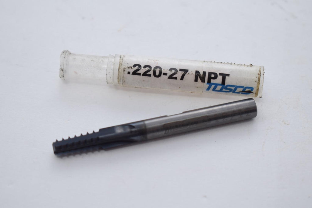 220 Tools NEW Tosco .220-27 NPT SOLID CARBIDE THREAD MILL .220 Tool – VB ...
