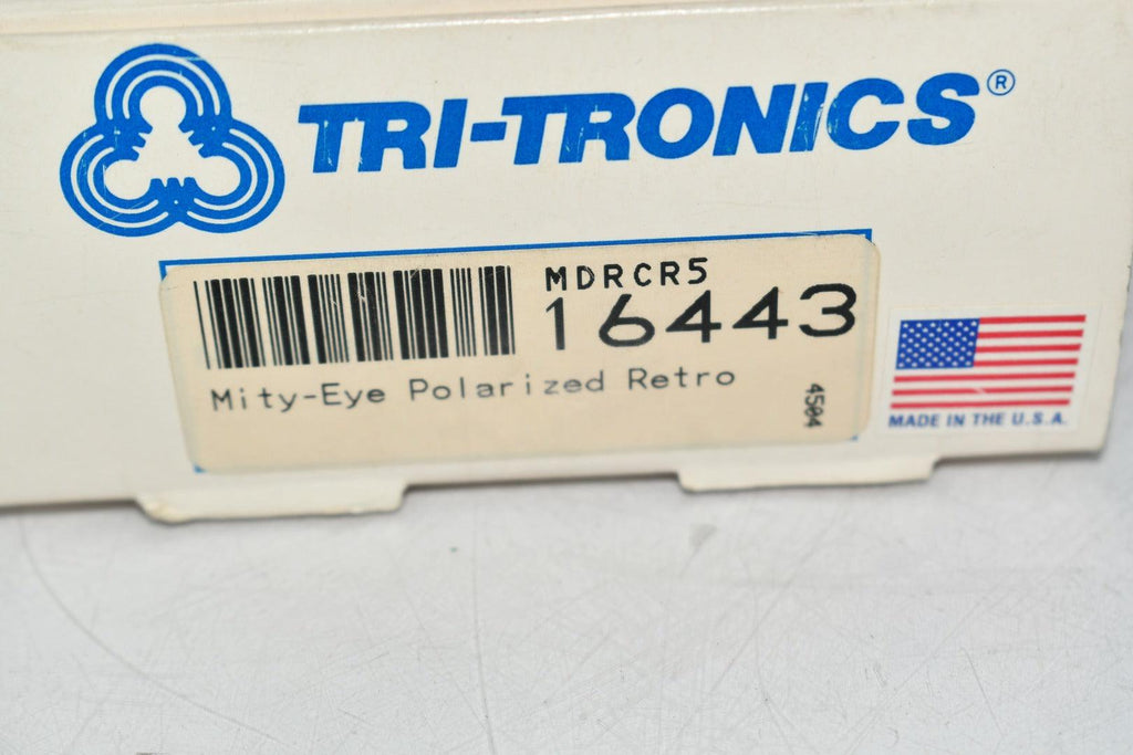 NEW TRI-TRONICS MDRCR5 PHOTOELECTRIC SENSOR DC MITY-EYE WITH RED LED R5 ...