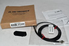 NEW TRI-TRONICS PF-Z-78T6 39200 LIGHT GUIDE PLASTIC OPTICAL FIBER SIZE M6 THREADED HEAD 1 MM CORE