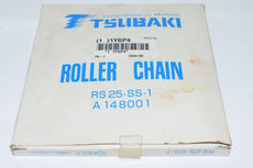 NEW TSUBAKI 25SSRB 304 Stainless Steel Roller Chain, Chain Length: 10 ft Size 25