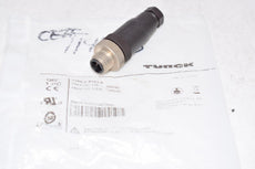 NEW TURCK BS 8141-0 STRAIGHT MALE CONNECTOR 69049