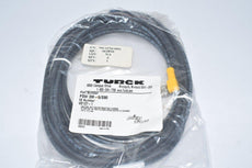 NEW TURCK PSW 3M-5/S90 U0137-1 Connector; 3 x 24 AWG; Male; 5 m; 4.4 mm (Outer); 4 A; 125 VAC/VDC; 3; 105 C