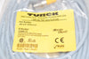 NEW TURCK RKV 4.4T-10-RSV 4.4T Cordset, M12 Female Straight to M12 Male Str, 4 Wire, 10m