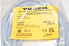 NEW TURCK RKV 4.4T-5-RSV 4.4T M12 eurofast Cordset Straight, Female connector