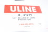 NEW ULine H-4127Y 1/2'' Cord Protector - 5', Standard, Yellow