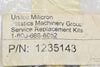 NEW Uniloy Milicron 1235143 TJ Seal Kit 6342U