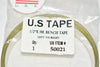 NEW US Tape 50021 Adhesive-Backed Bench Tape 1/2'' x 3m; L-R; m/cm Top, mm Bottom; Yellow Blade