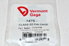 NEW VERMONT GAGE 111414750 .1475'' Minus Class ZZ Pin Gage