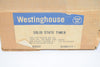 NEW WESTINGHOUSE 505C969G02 Solid State Timer 120/110 Volts 132V 2A 0.1-120 Sec