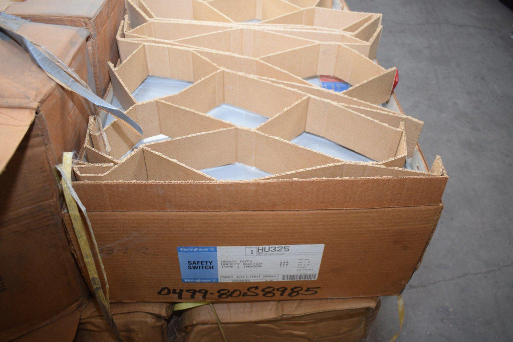 NEW Westinghouse Eaton HU325 Heavy Duty Safety Switch Type 1 Indoor 400A 240VAVC 250VDC 3 Pole No Fusible