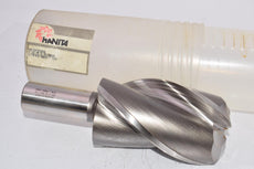 NEW WIDIA Hanita Z307376059A 093622-1 M-42 3'' Dia x 1-1/4'' Shank x 5'' (Q/J) Reduced Shank Finishing End Mill