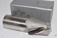 NEW WIDIA HANITA Z3772A 1492/00 2FL Finishing End Mill 2-1/2'' x 2'' x 3'' x 6-3/4'' R-.19'' L-H