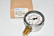 NEW WIKA 212.53 Pressure Gauge, 0-100 PSI, 2'' Dial 4311931