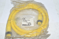 NEW WOODHEAD 41120 4 PIN CORDSET 10A 600V-AC 6' PVC Cord