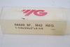 NEW YG-1 04440 1-1/4'' End Mill, 6 Flute, Regular Length, Uncoated Finish, 4-1/4'' Length