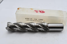 NEW YG-1 67545 1-1/2'' Diameter x 1-1/4'' 3 Flute Bright T15 Roughing End Mill