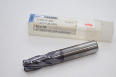 NEW YG-1 TOOL COMPANY 07593TF-090 Solid Carbide End Mill, 1/2Diax3L in, R.090