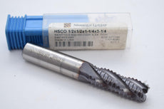 Niagara Cutter N71165 1/2'' Size, Coarse Pitch, 1-1/4'' LOC, 4 Flute, M42 8% Cobalt Roughing End Mill